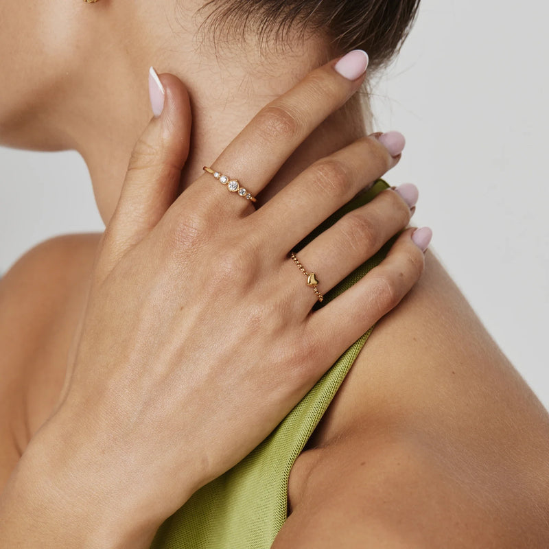 Bague Cœur Enchaîné — vue 2