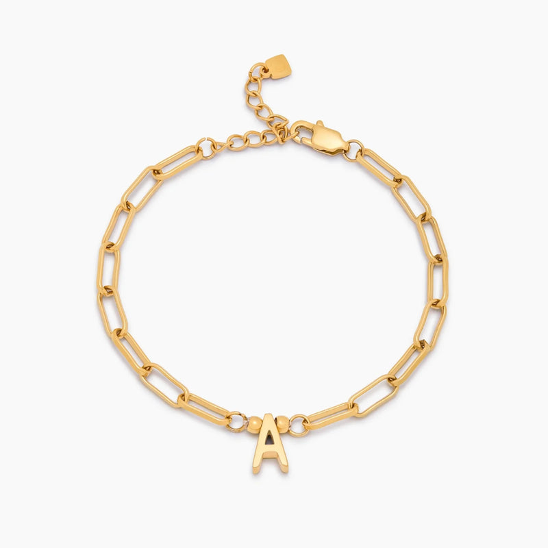 Bracelet Maillons Initiale — vue 1