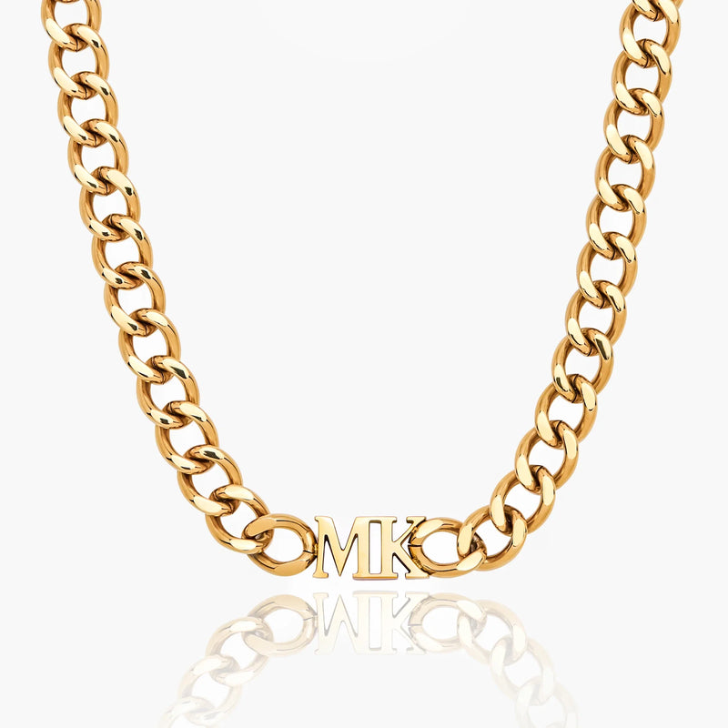 Collier Initiales Rapprochées — vue 1