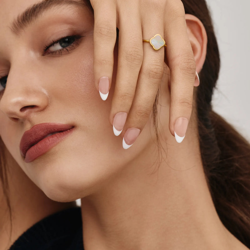 Bague Trèfle Enlacé — vue 2