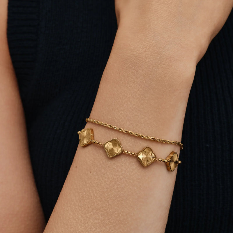 Bracelet Trèfles Solaires — vue 2