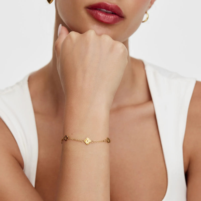 Bracelet Trèfle Discret — vue 2