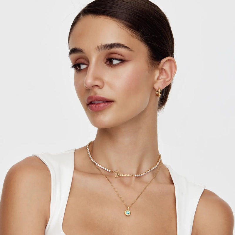 Collier Prénom Étincelant — vue 3