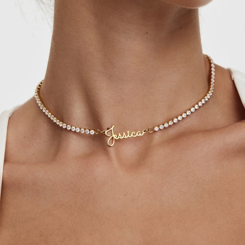 Collier Prénom Étincelant — vue 4