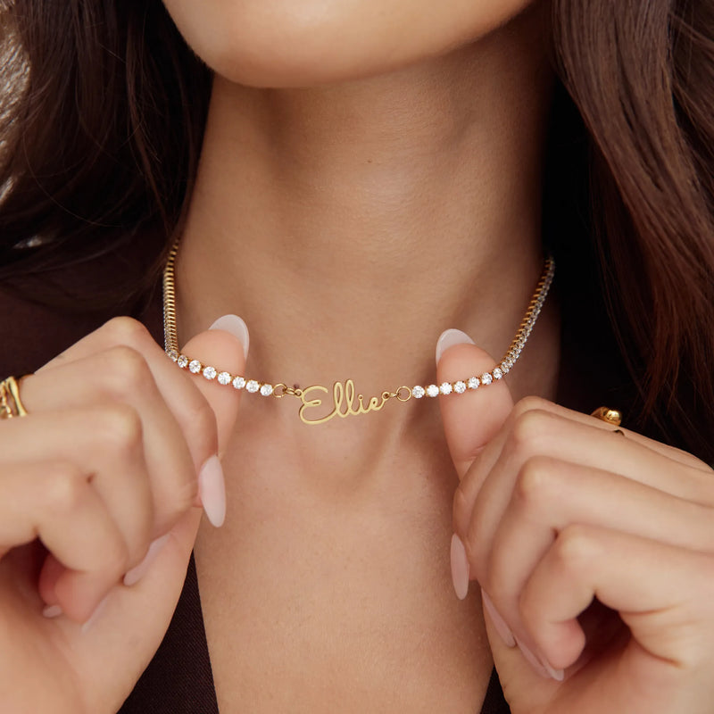 Collier Prénom Étincelant — vue 2