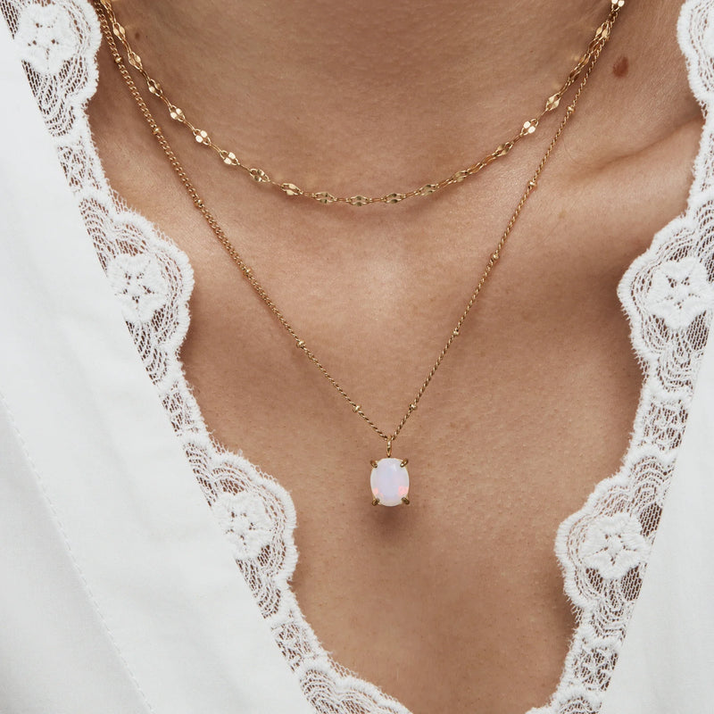 Collier Lueur Opaline — vue 2
