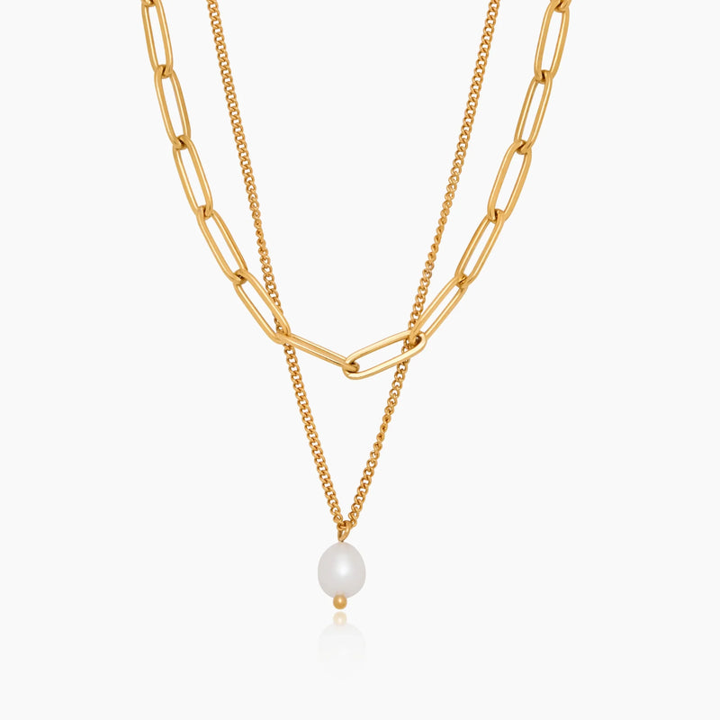 Collier Perle Doublée — vue 1