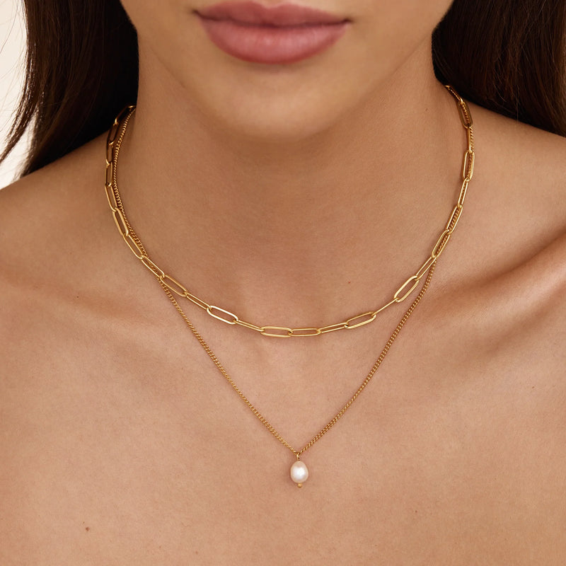 Collier Perle Doublée — vue 2