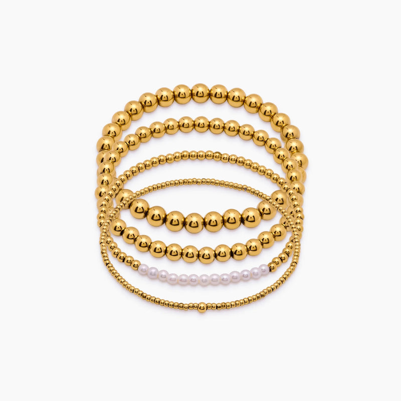 Bracelets Quatuor Perlé — vue 3