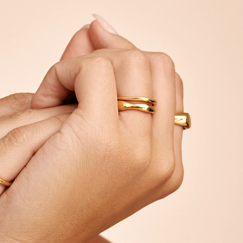 Bagues Duo Sculpté — vue 2