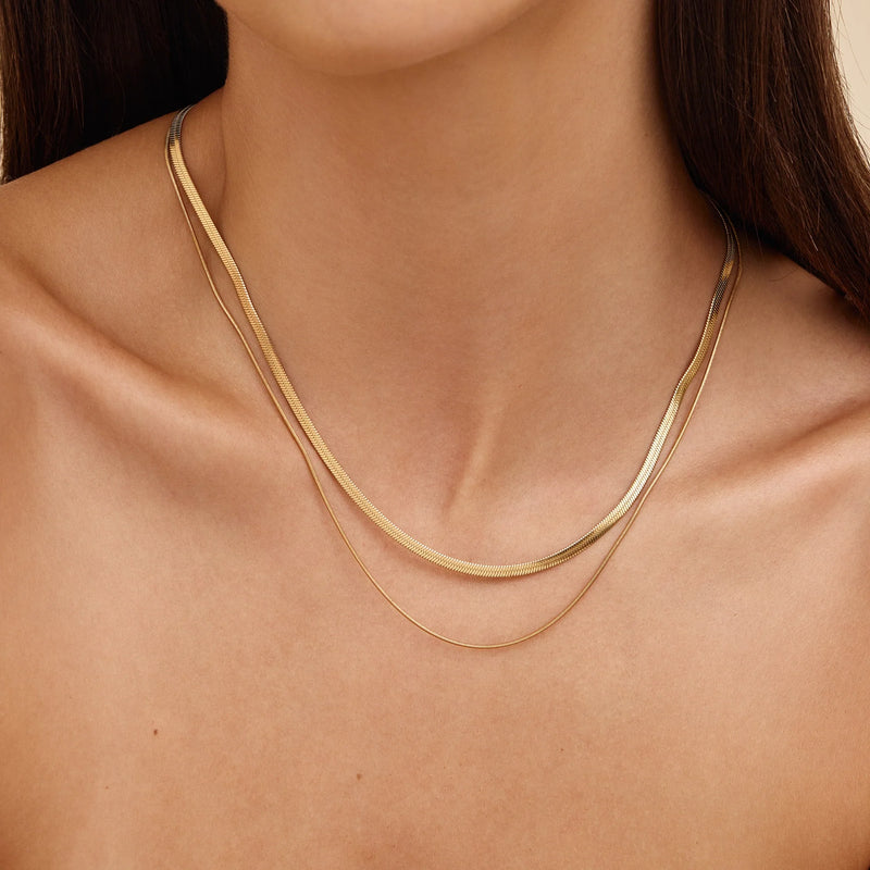 Collier Double Ruban — vue 3