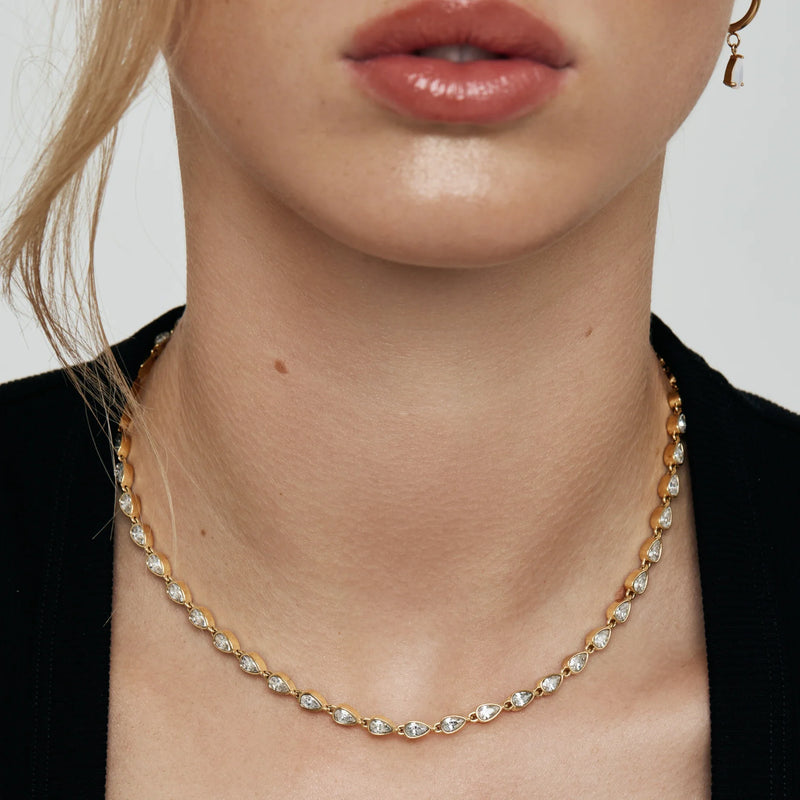 Collier Rivière Gouttes — vue 2