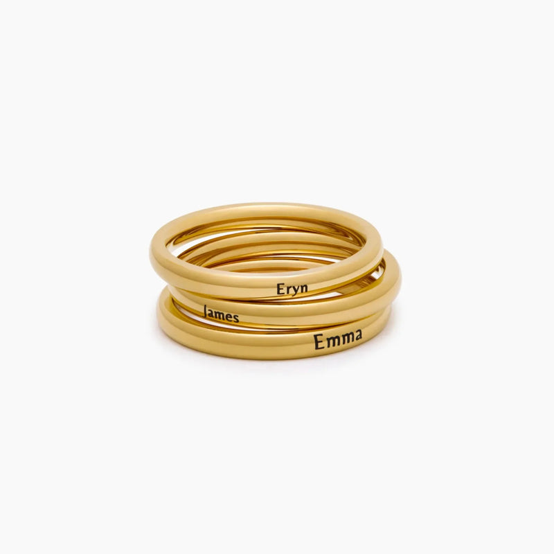 Bague Gravure Délicate — vue 4