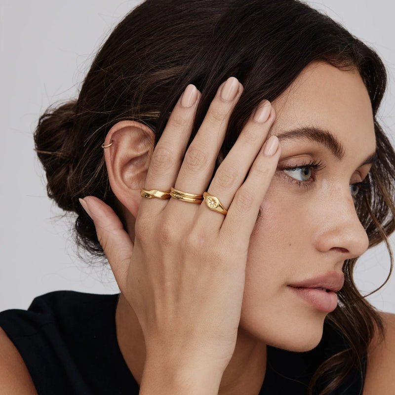 Bague Vague Entrelacée — vue 3