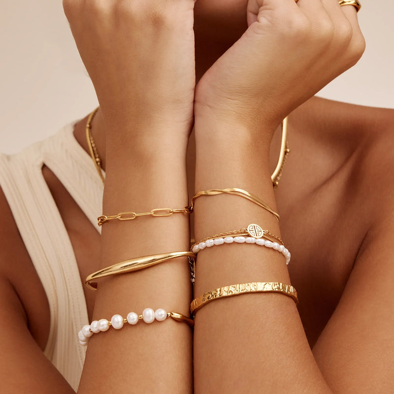 Bracelet Perles Asymétriques — vue 4