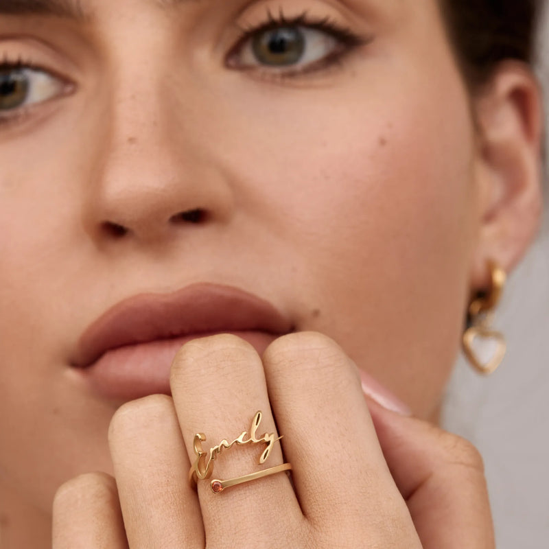 Bague Signature Ouverte — vue 5