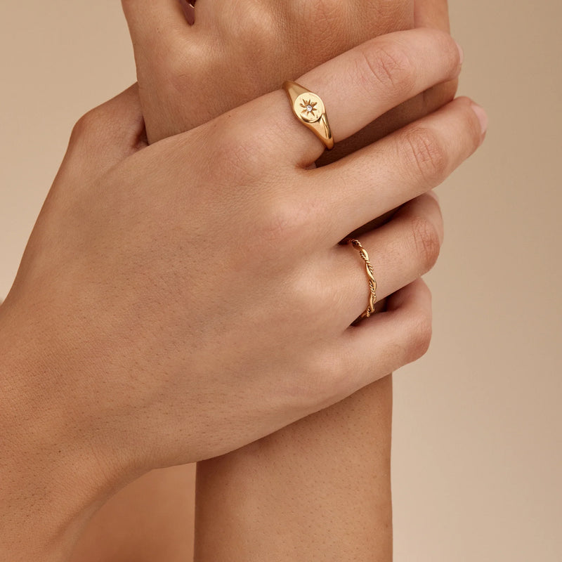 Bague Fines Torsades — vue 2