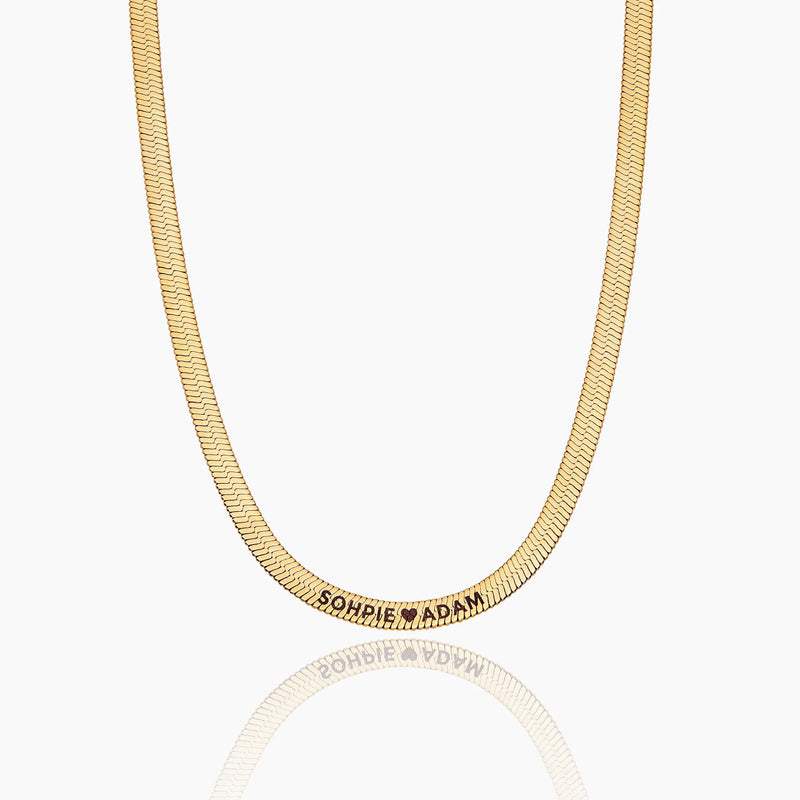 Collier Ruban Gravé — vue 1