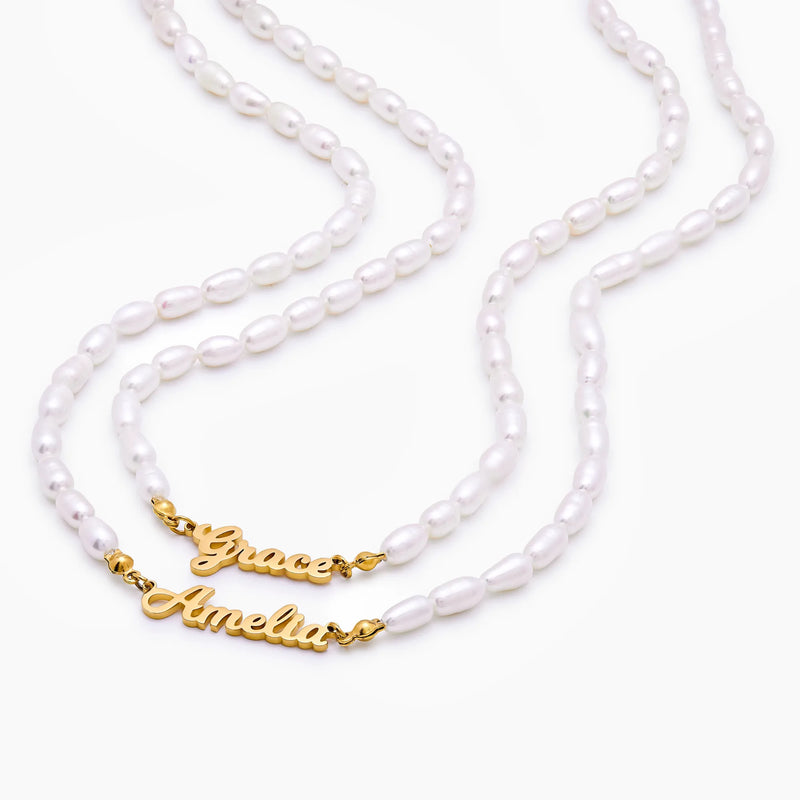 Collier Prénom Perlé — vue 4