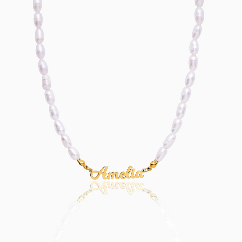 Collier Prénom Perlé — vue 1