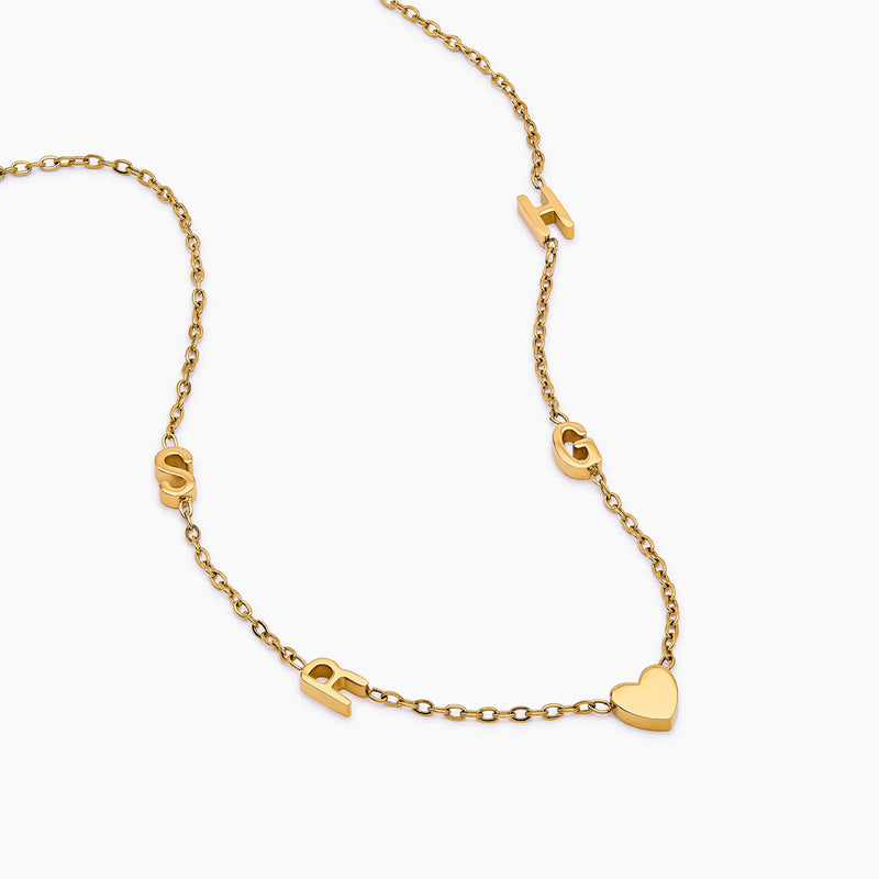 Collier Lettres Liées — vue 4