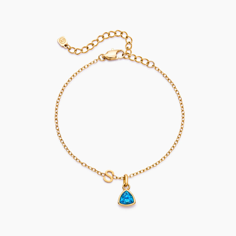 Bracelet Lettre Précieuse — vue 1
