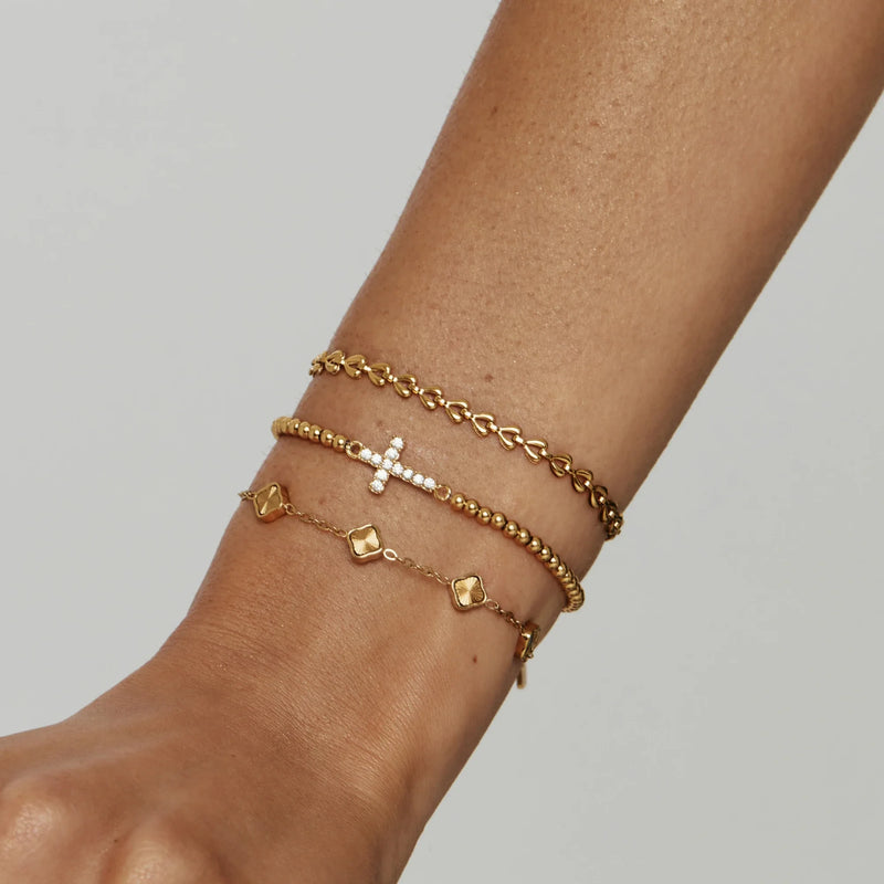 Bracelet Croix Pavée — vue 2