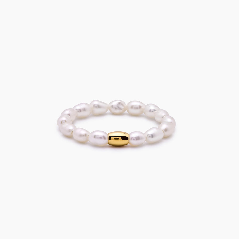 Bague Couronne Perlée — vue 1