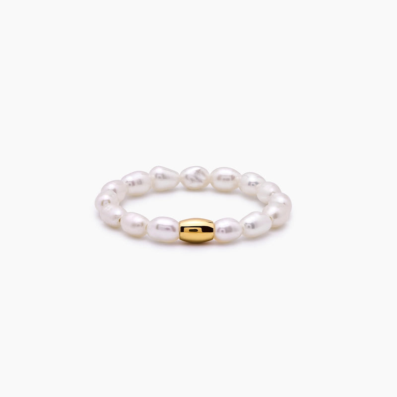 Bague Couronne Perlée — vue 1