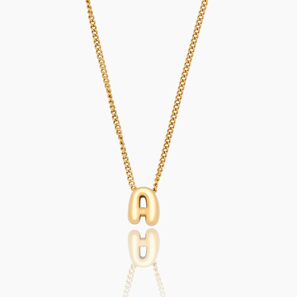 Collier Lettre Ronde — vue 1