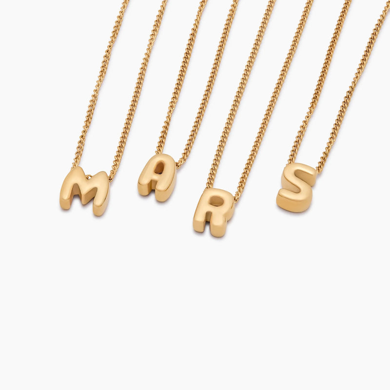 Collier Lettre Ronde — vue 6
