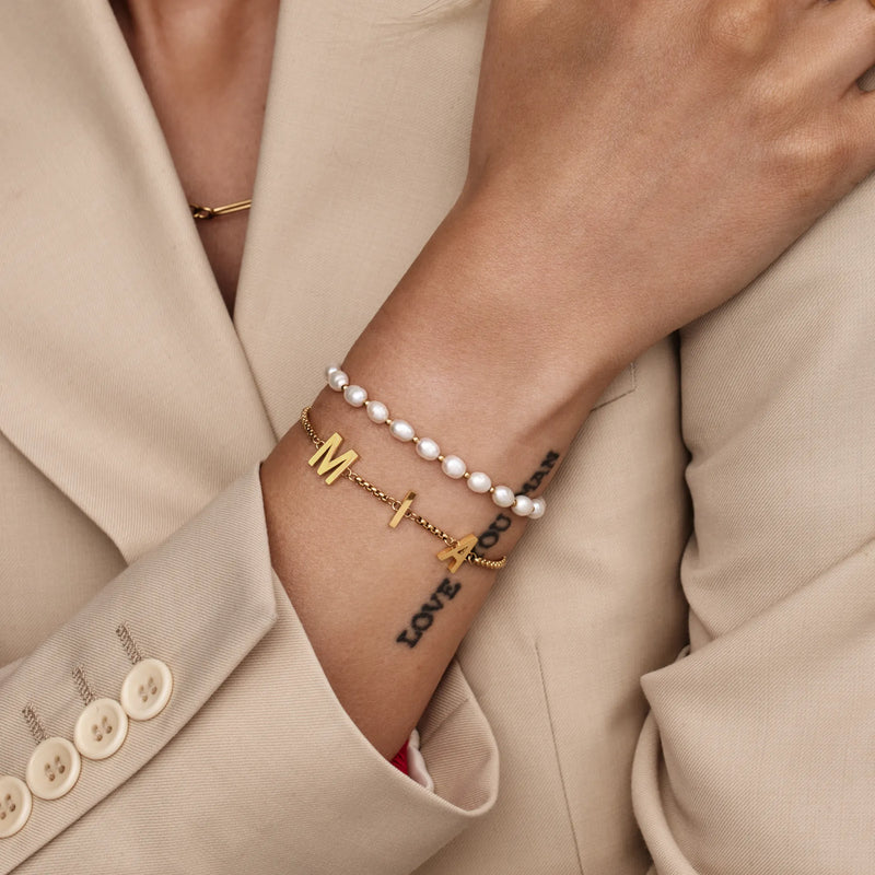 Bracelet Lettres Suspendues — vue 6