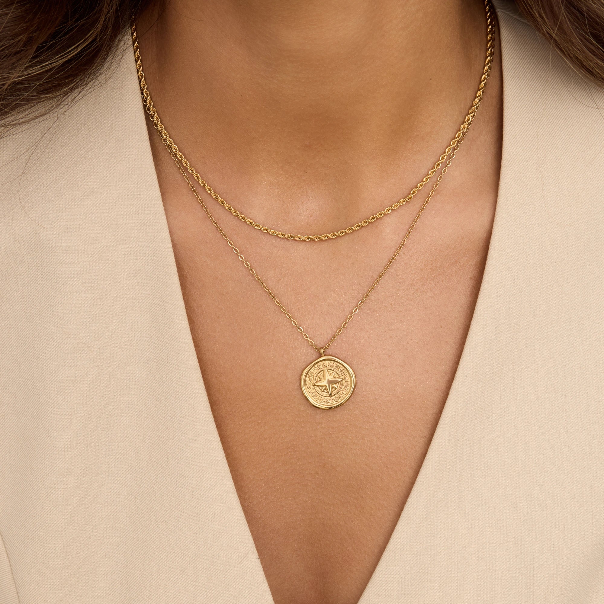 Collier Boussole Vagabonde — vue 2