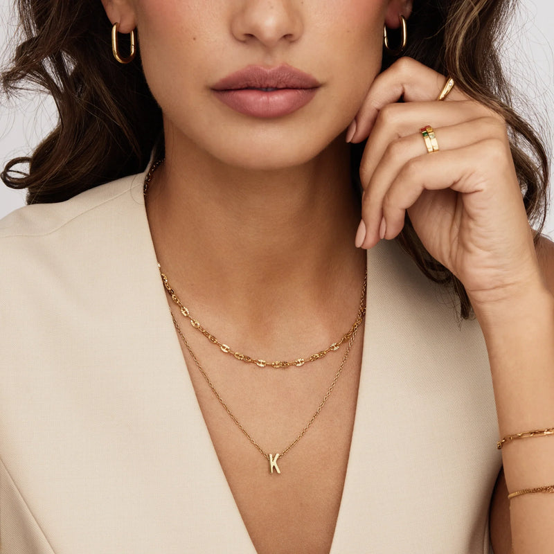 Collier Lettre Discrète — vue 3