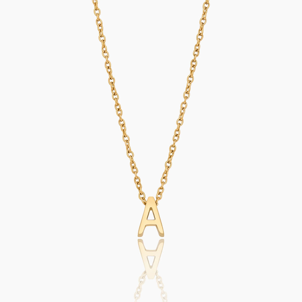 Collier Lettre Discrète — vue 1