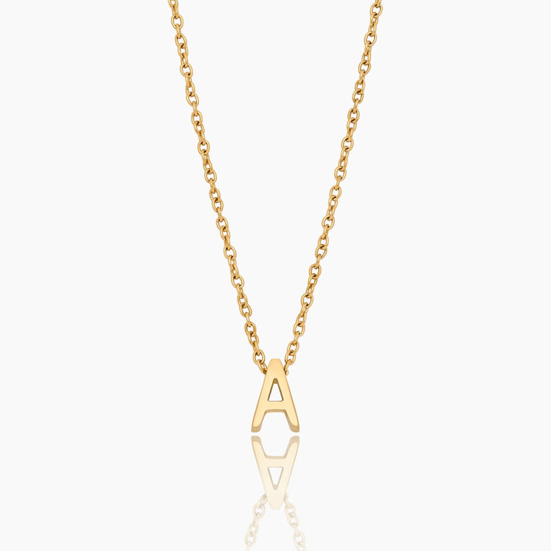 Collier Lettre Discrète — vue 1