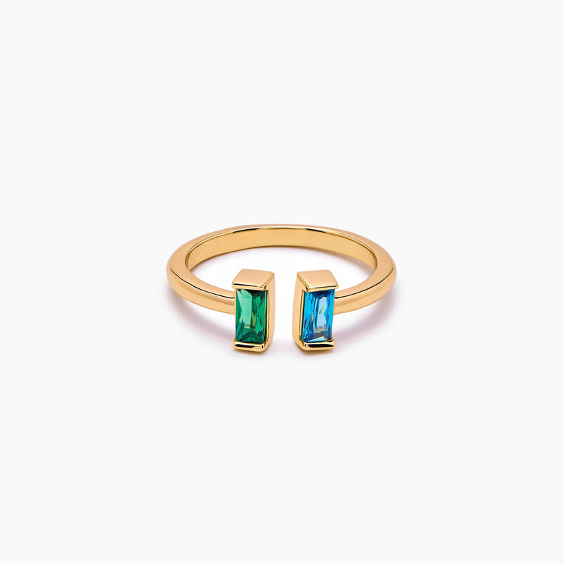 Bague Baguettes Jumelles — vue 4