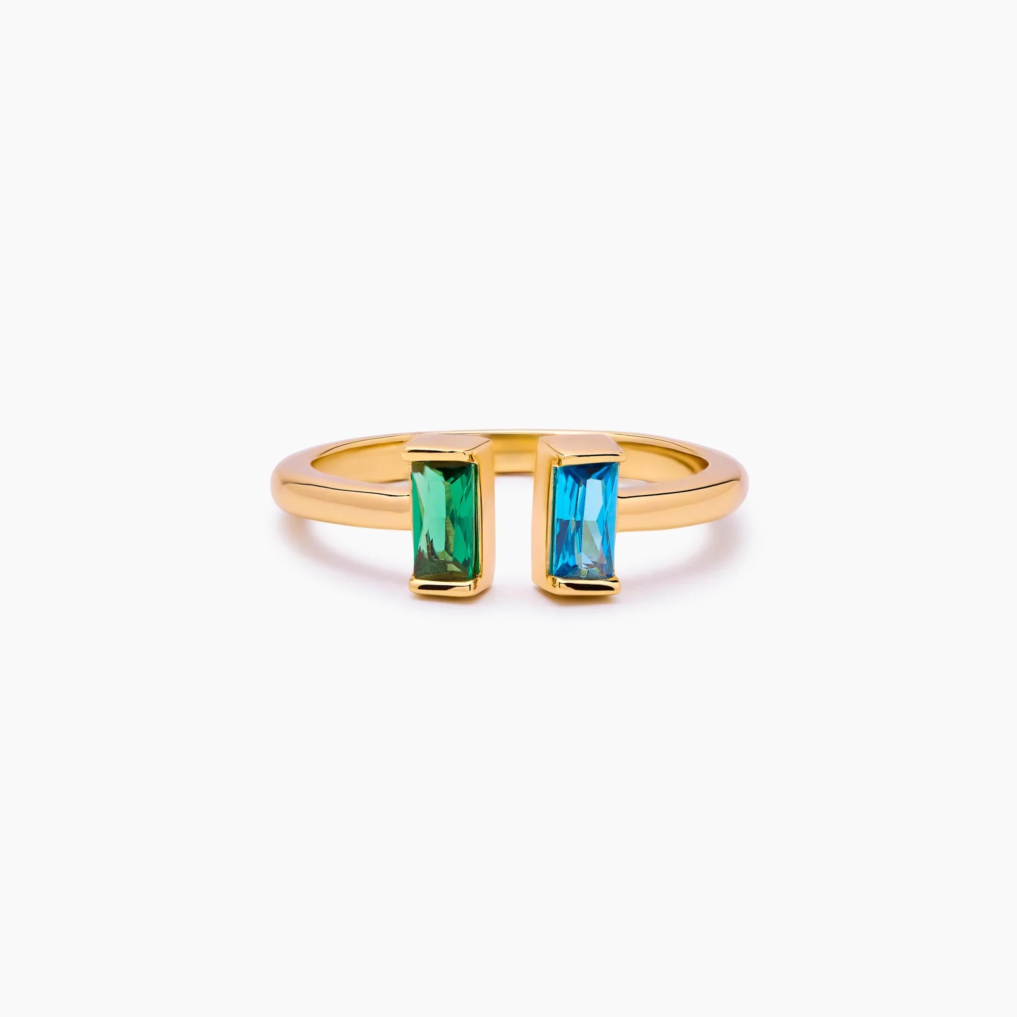 Bague Baguettes Jumelles — vue 1