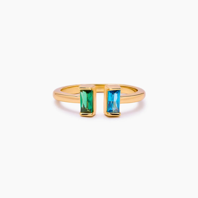 Bague Baguettes Jumelles — vue 1