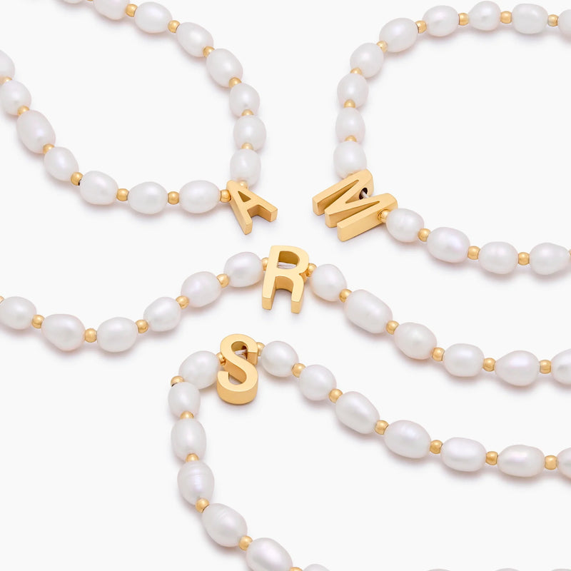 Bracelet Initiale Nacrée — vue 5