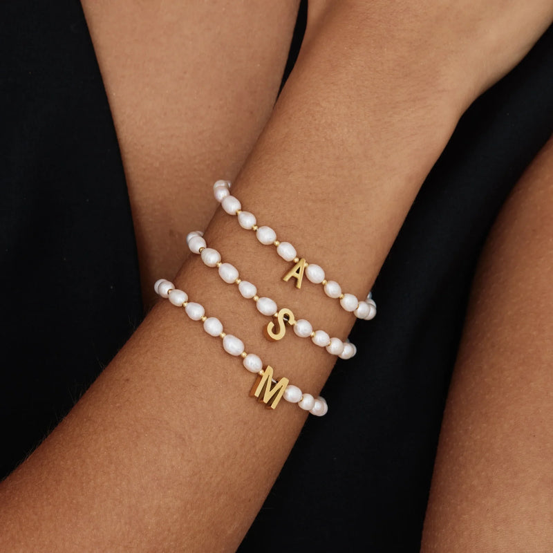 Bracelet Initiale Nacrée — vue 6