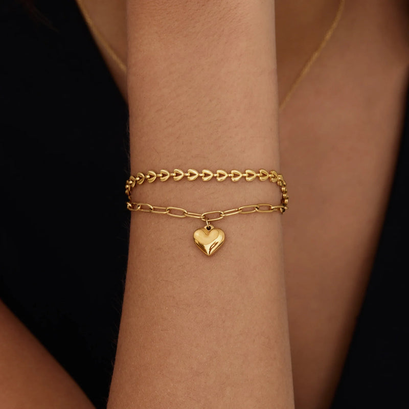 Bracelet Maillons Amoureux — vue 2