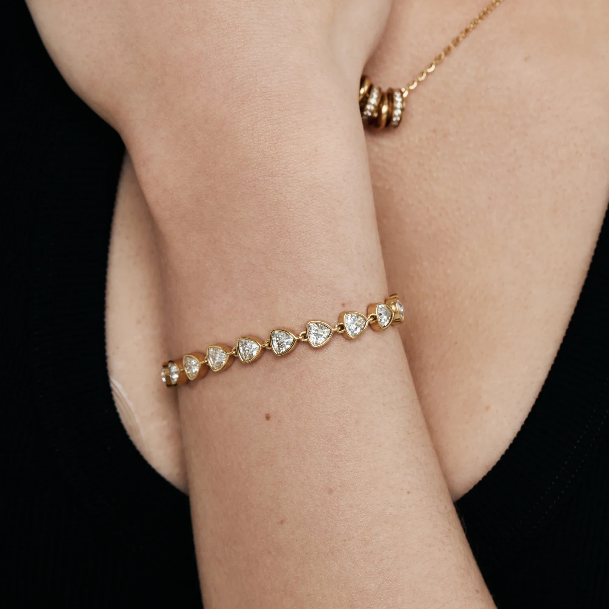 Bracelet Rivière Triangulaire — vue 2