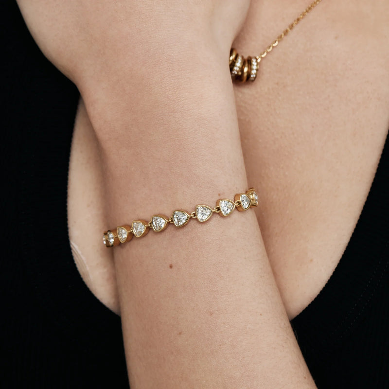 Bracelet Rivière Triangulaire — vue 2