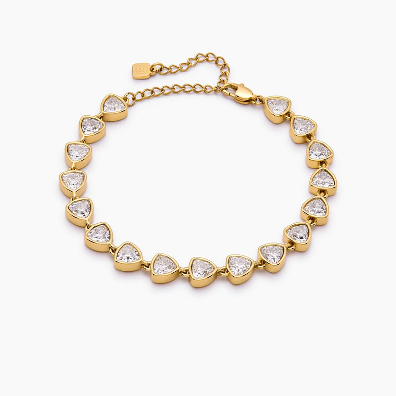 Bracelet Rivière Triangulaire — vue 1