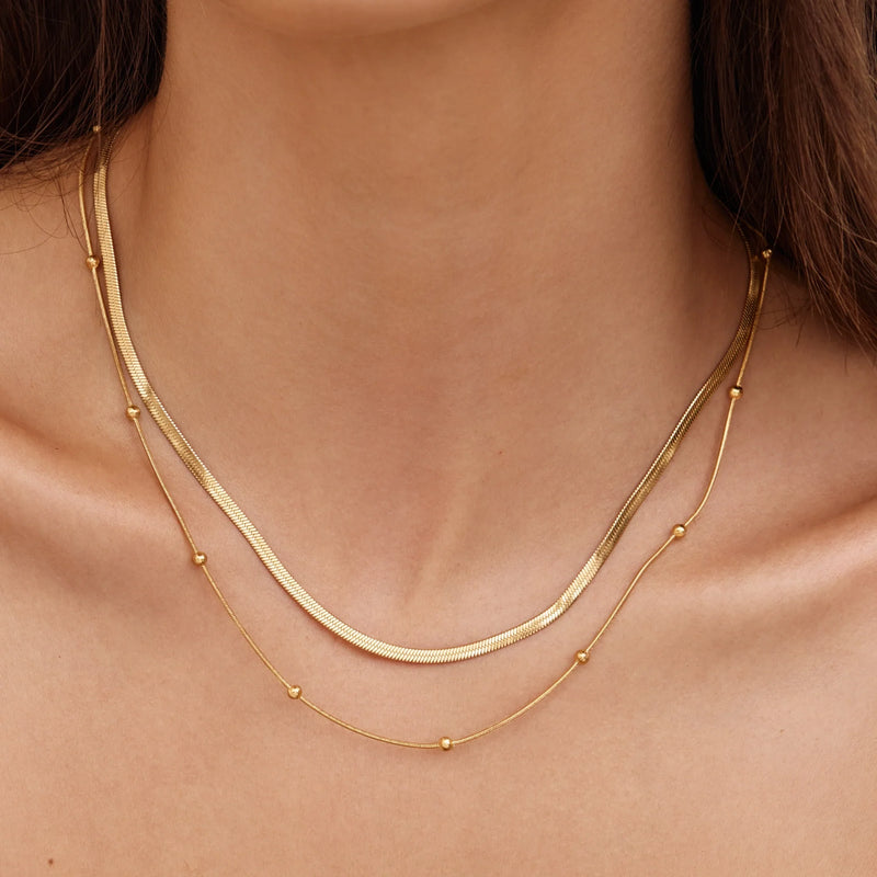 Collier Ruban Perlé — vue 5
