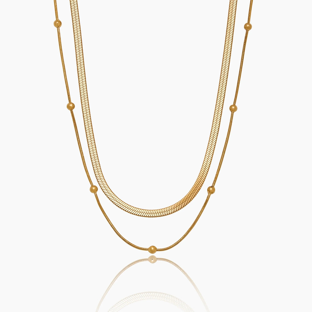 Collier Ruban Perlé — vue 1