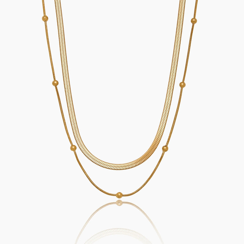 Collier Ruban Perlé — vue 1