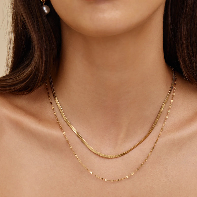 Collier Ruban Pailleté — vue 2