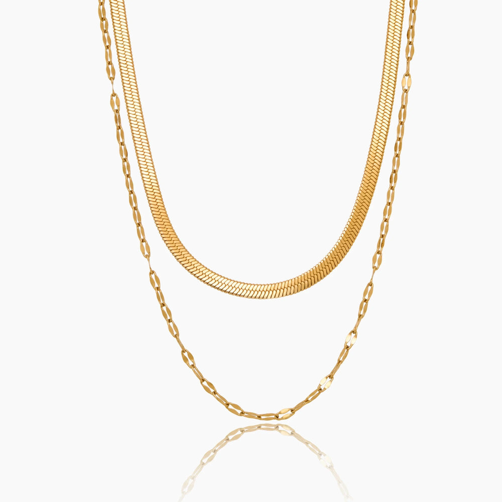 Collier Ruban Pailleté — vue 1